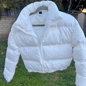 SHEIN White Lightweight Jacket
